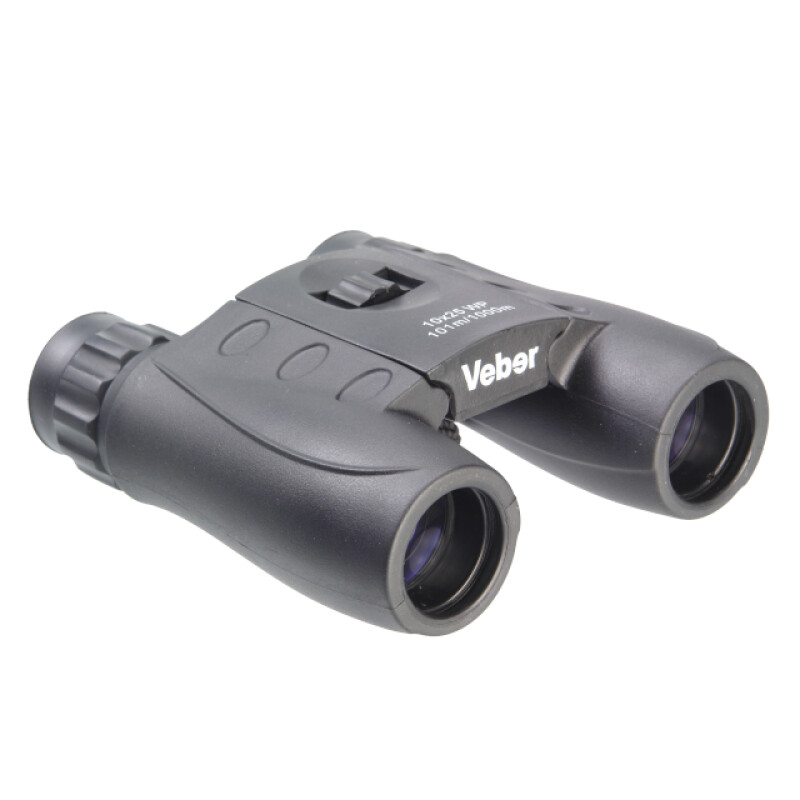 Veber 10x25 WP бинокль черный