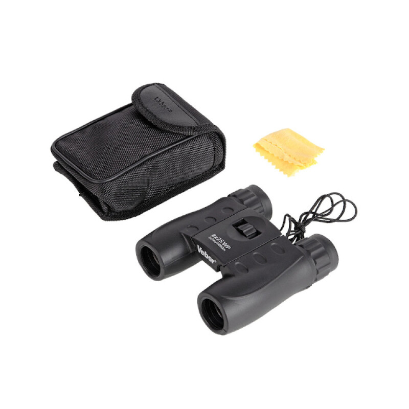 Veber 8x25 WP бинокль черный