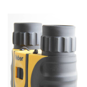 Veber 8x25 WP бинокль черный с желтым