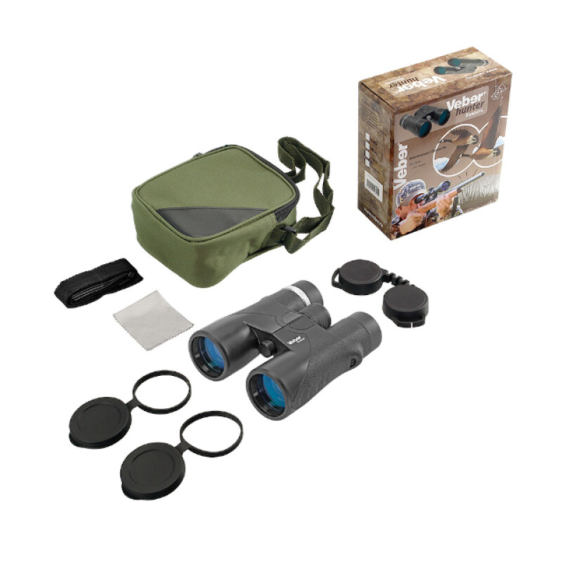 Veber Hunter 10x42 бинокль черный