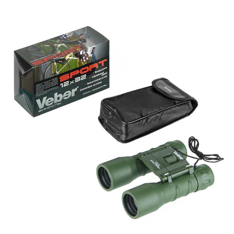 Veber Sport БН 12x32 бинокль камуфляжный