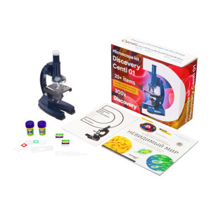 Levenhuk Discovery Centi 01 микроскоп с книгой