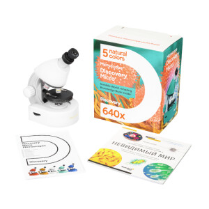 Levenhuk Discovery Micro Polar микроскоп с книгой