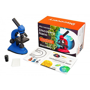 Levenhuk Discovery Nano Gravity микроскоп с книгой