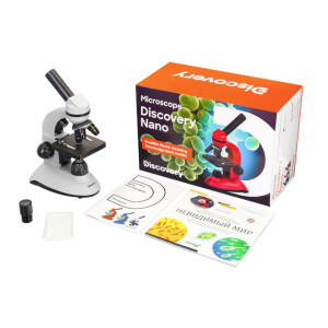 Levenhuk Discovery Nano Polar микроскоп с книгой
