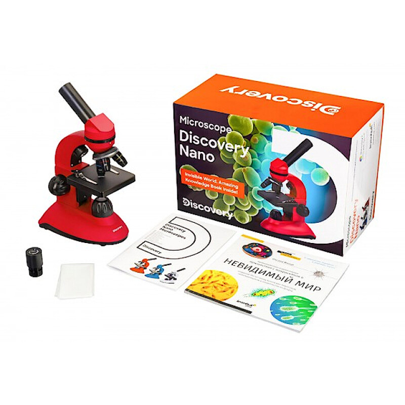 Levenhuk Discovery Nano Terra микроскоп с книгой