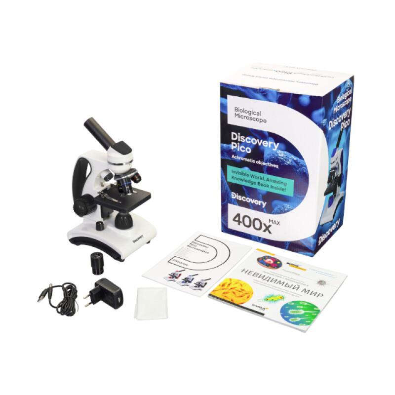 Levenhuk (77977) Discovery Pico Polar микроскоп с книгой
