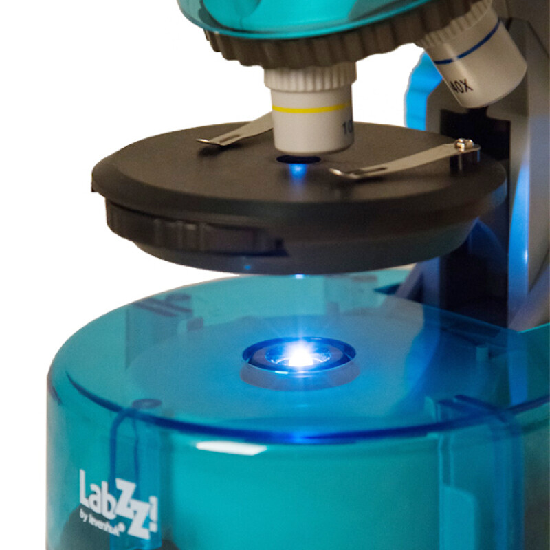Levenhuk LabZZ M101 микроскоп Azure\Лазурь