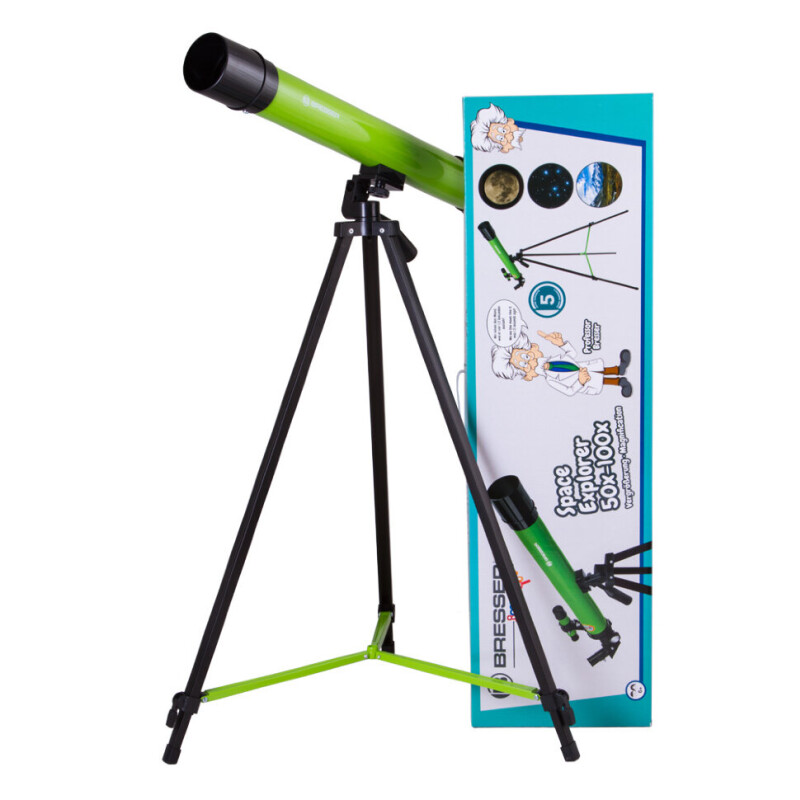 Bresser Junior Space Explorer 45/600 AZ телескоп зеленый