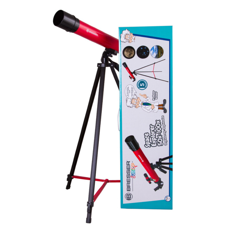 Bresser Junior Space Explorer 45/600 AZ телескоп красный