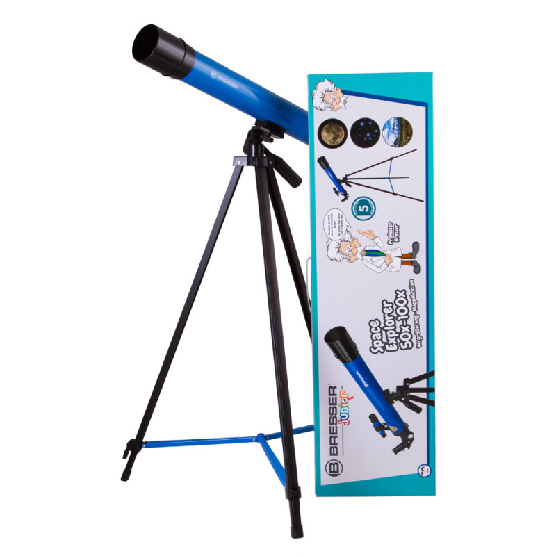 Bresser Junior Space Explorer 45/600 AZ телескоп синий