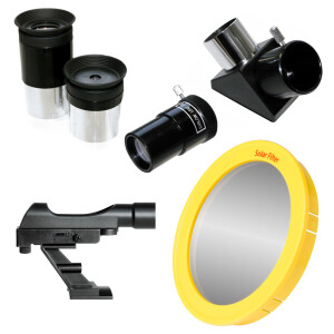 Bresser Quasar 80/900 EQ телескоп с адаптером для смартфона