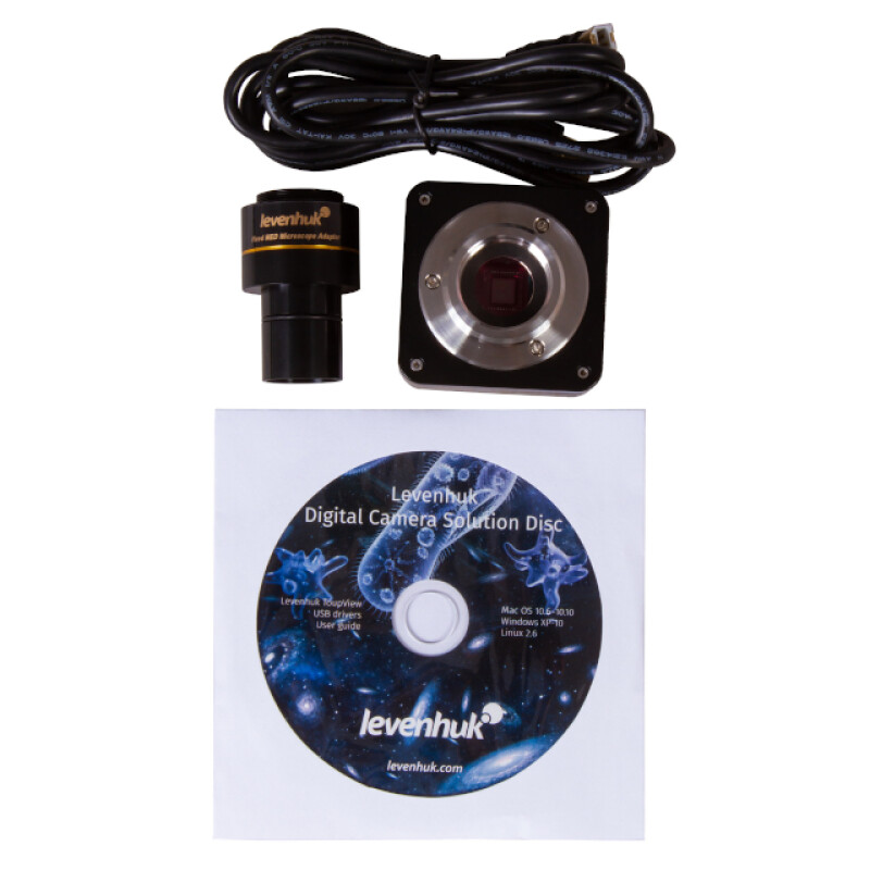 Levenhuk MED D10T микроскоп цифровой тринокулярный