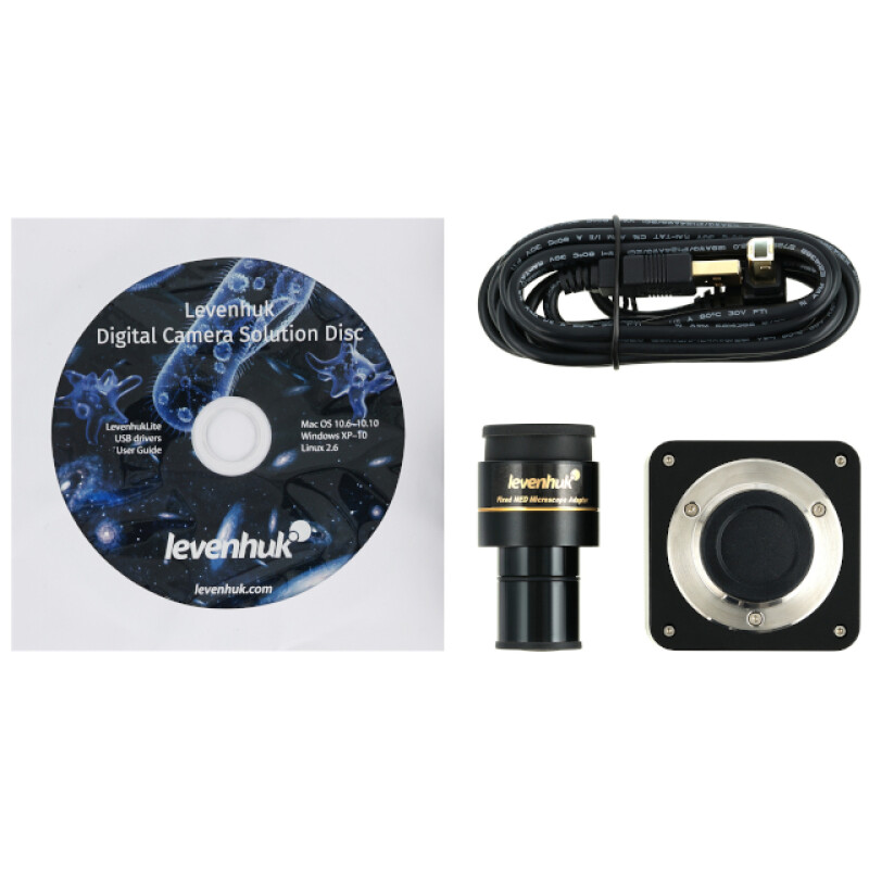 Levenhuk MED D40T микроскоп цифровой тринокулярный