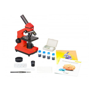 Levenhuk Rainbow 2L PLUS микроскоп Orange\Апельсин