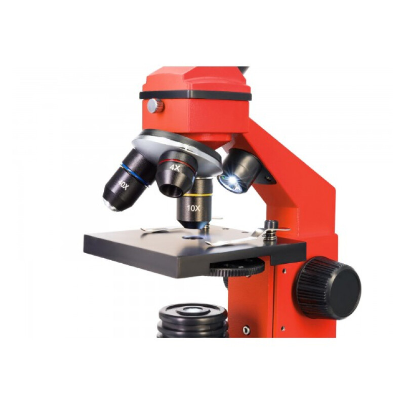 Levenhuk Rainbow 2L PLUS микроскоп Orange\Апельсин