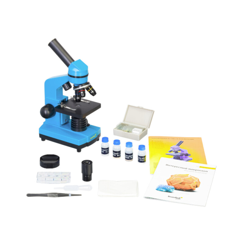 Levenhuk Rainbow 2L микроскоп Azure\Лазурь
