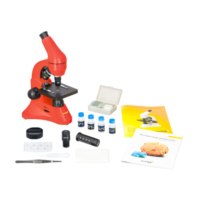 Levenhuk Rainbow 50L микроскоп Orange\Апельсин