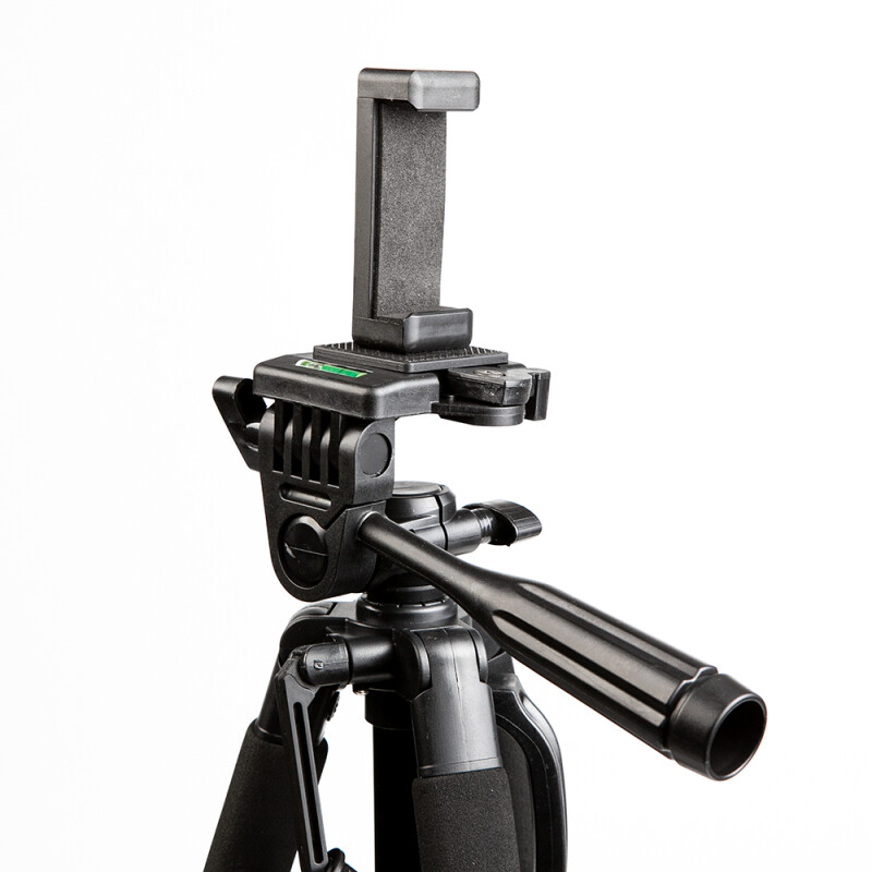 П-Фото 3366 черный штатив 157 см с креплением для смартфона