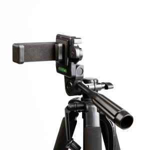 П-Фото 3366 черный штатив 157 см с креплением для смартфона
