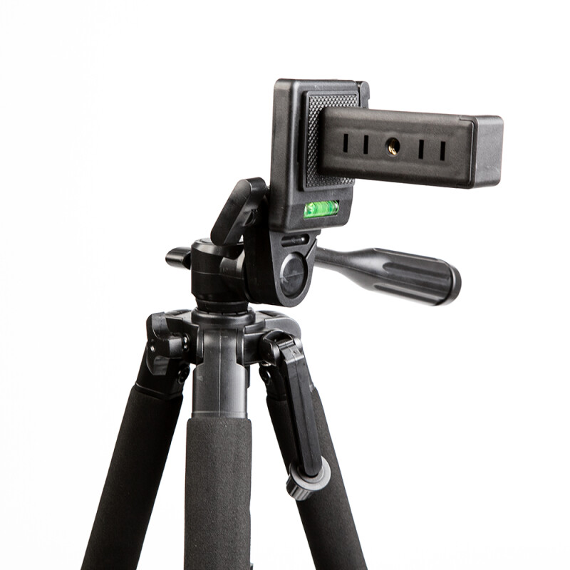 П-Фото 3366 черный штатив 157 см с креплением для смартфона