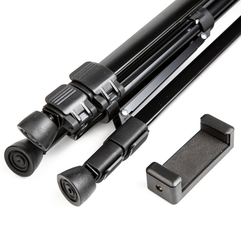 П-Фото 3366 черный штатив 157 см с креплением для смартфона