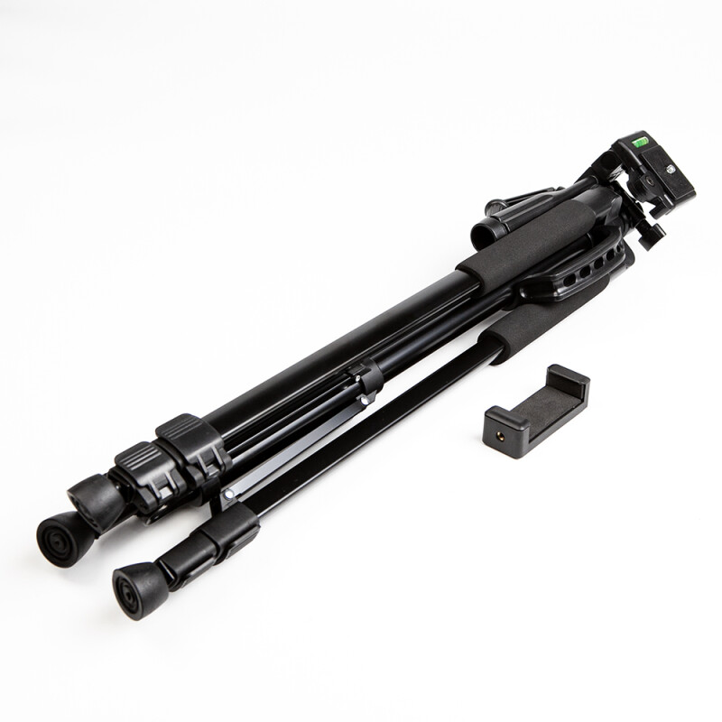 П-Фото 3366 черный штатив 157 см с креплением для смартфона