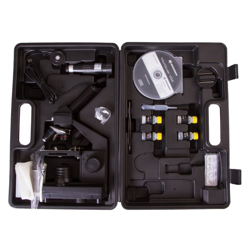 Bresser 40–1024x микроскоп в кейсе