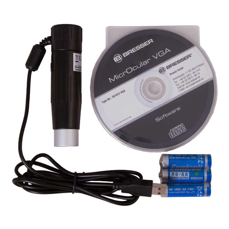 Bresser 40–1024x микроскоп в кейсе