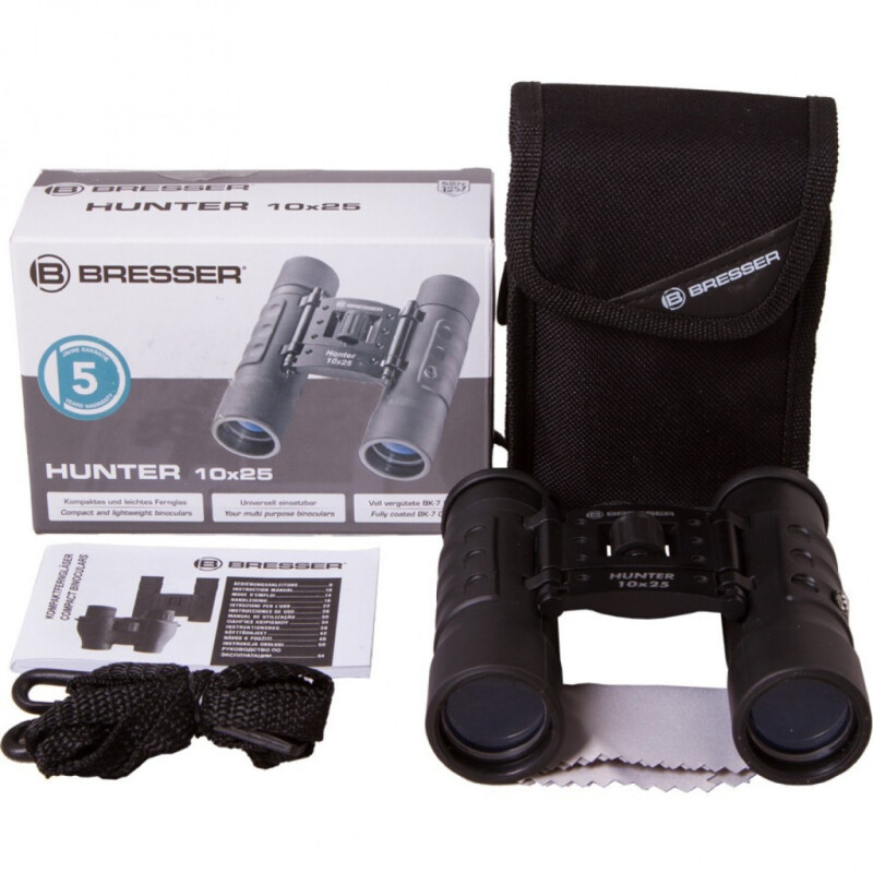 Bresser Hunter 10x25 бинокль