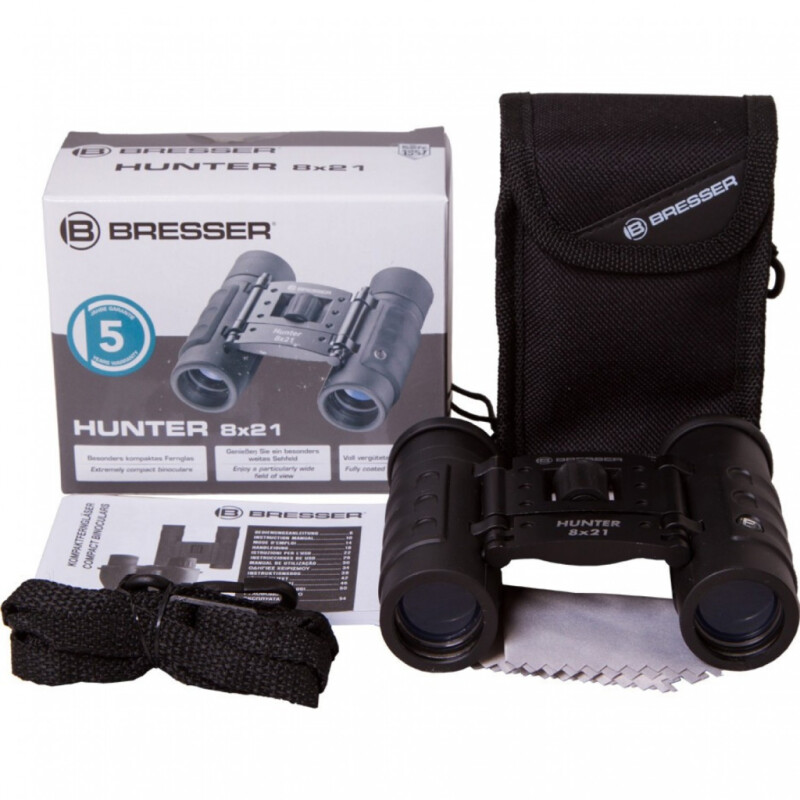 Bresser Hunter 8x21 бинокль