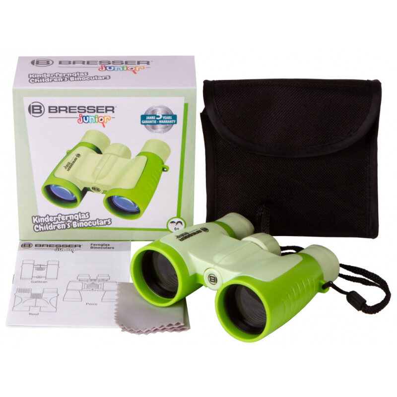 Bresser Junior 3x30 бинокль детский зеленый