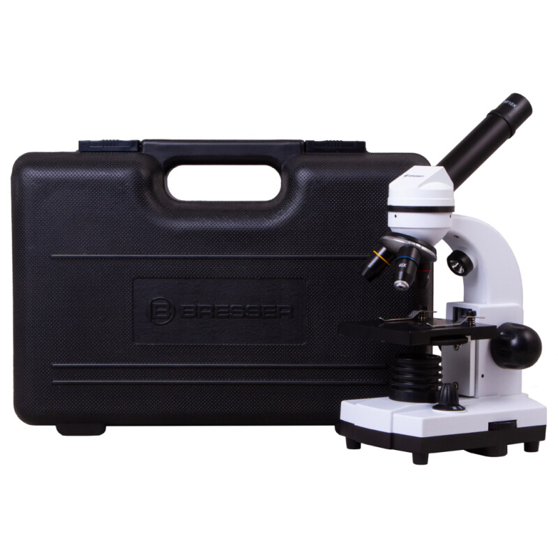 Bresser Junior Biolux SEL 40–1600x микроскоп белый в кейсе