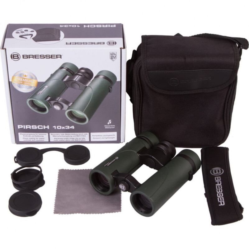 Bresser Pirsch 10x34 бинокль