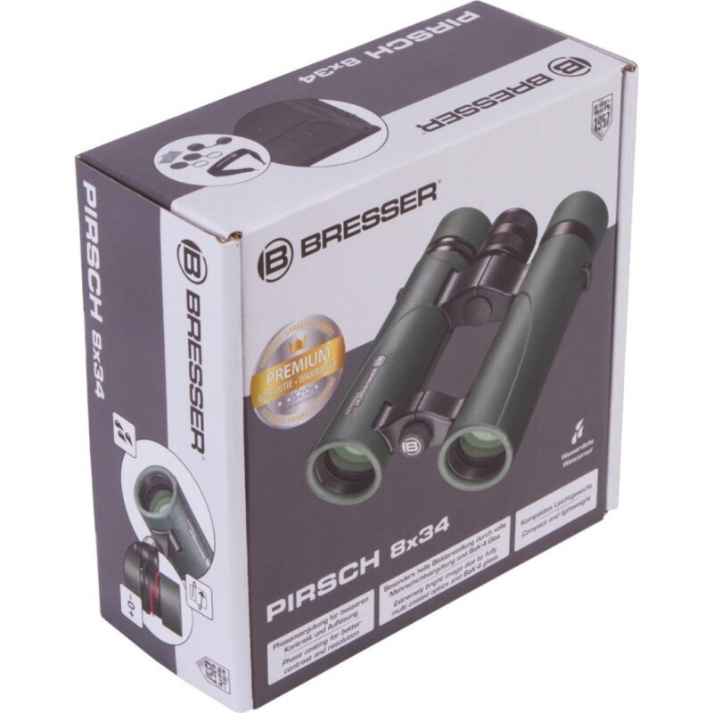 Bresser Pirsch 8x34 бинокль
