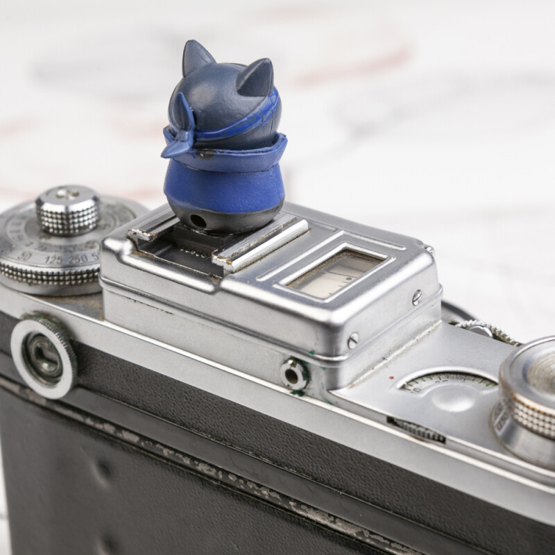 Fotokvant PRZ-054 B16 заглушка на горячий башмак Кот Хокаге Саске Hokage Sasuke Cat №1