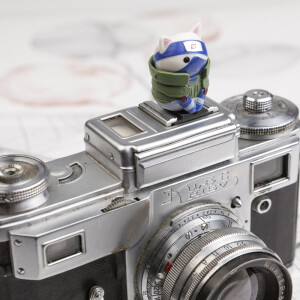 Fotokvant PRZ-058 B20 заглушка на горячий башмак Кот Хокаге Какаши Hokage Kakashi Cat