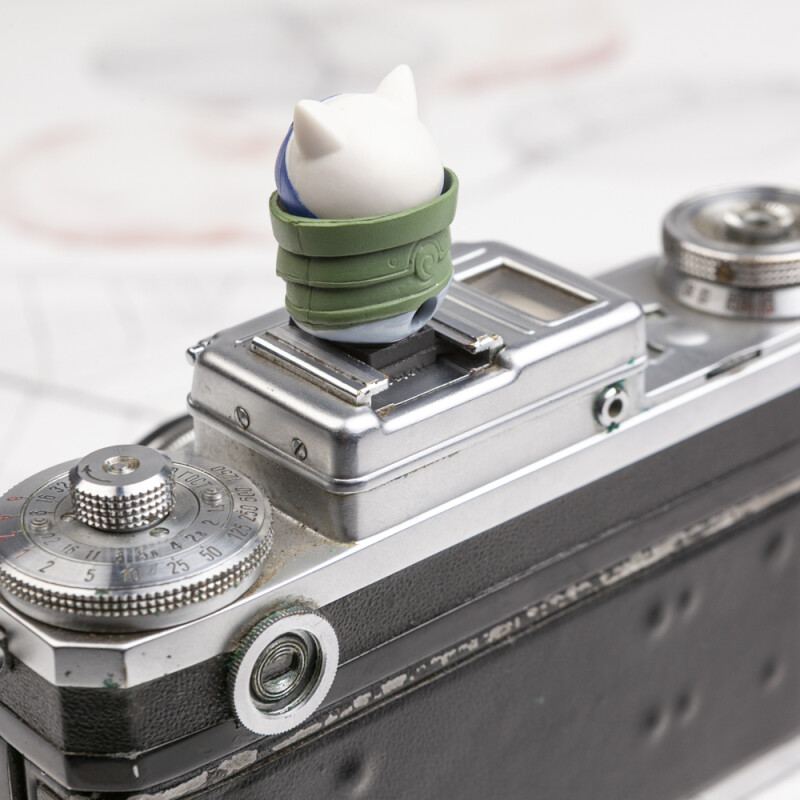 Fotokvant PRZ-058 B20 заглушка на горячий башмак Кот Хокаге Какаши Hokage Kakashi Cat