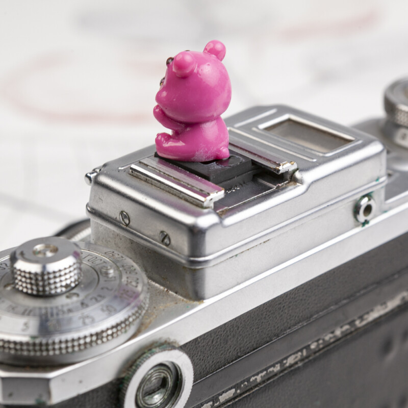 Fotokvant PRZ-059 B21 заглушка на горячий башмак медведь розовый Lotso