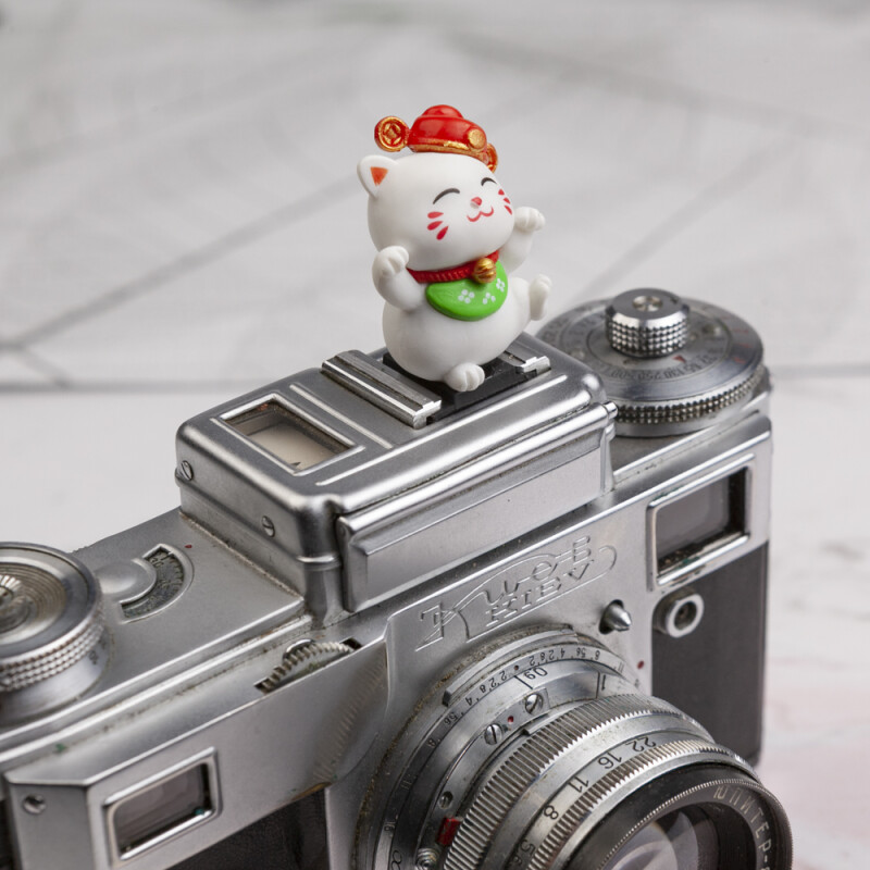 Fotokvant PRZ-065 P4 заглушка на горячий башмак счастливый котик Lucky Cat №1