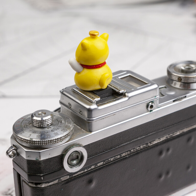 Fotokvant PRZ-066 P5 заглушка на горячий башмак счастливый котик Lucky Cat №2