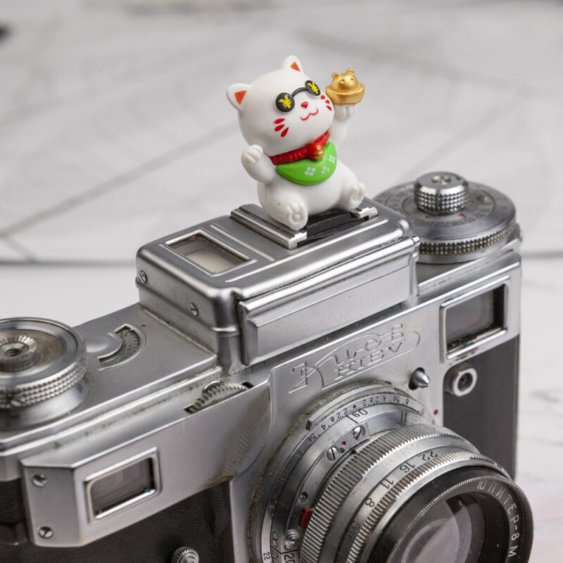 Fotokvant PRZ-067 P6 заглушка на горячий башмак счастливый котик Lucky Cat №3