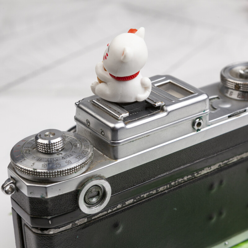 Fotokvant PRZ-068 P7 заглушка на горячий башмак счастливый котик Lucky Cat №4