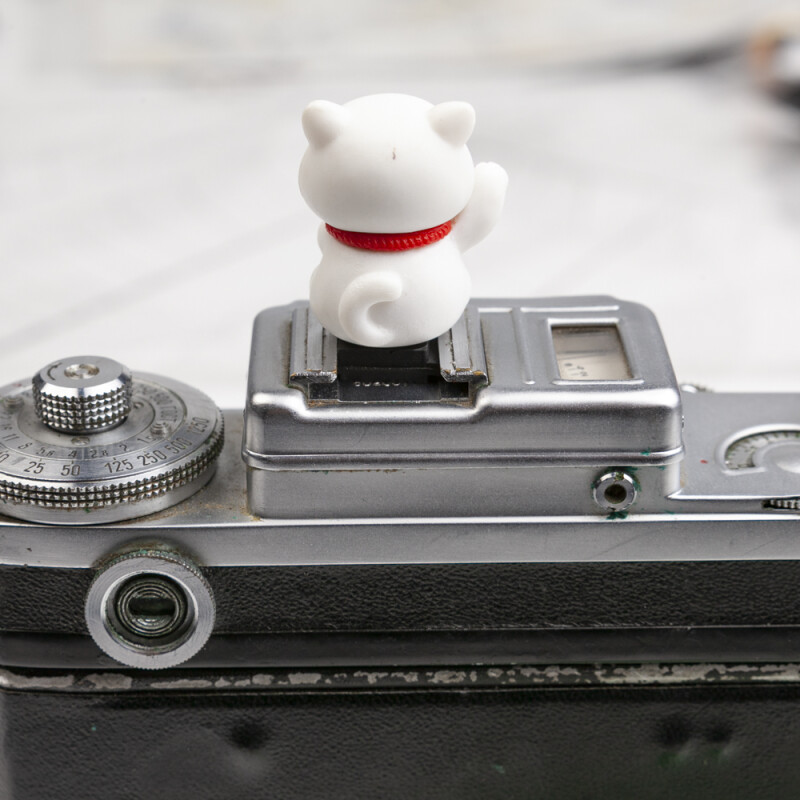 Fotokvant PRZ-069 P8 заглушка на горячий башмак счастливый котик Lucky Cat №5