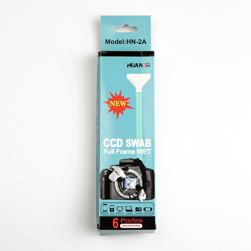 Huanuo HN-2A CCD/CMOS Swab WET Kit набор мокрых швабр 24 мм 6 шт для полнокадровых матриц