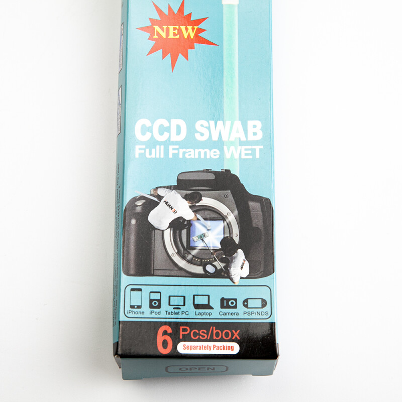 Huanuo HN-2A CCD/CMOS Swab WET Kit набор мокрых швабр 24 мм 6 шт для полнокадровых матриц
