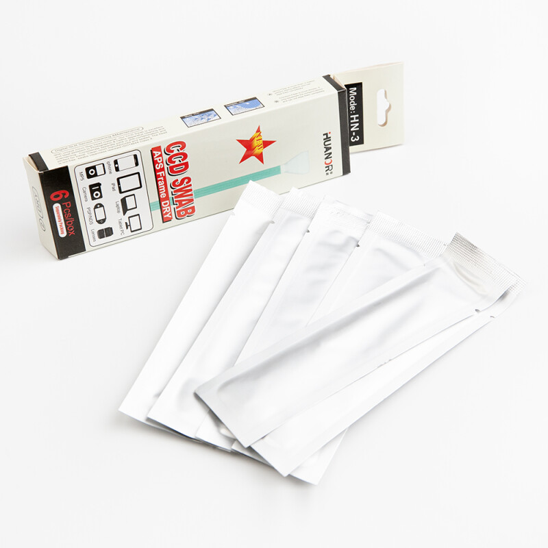 Huanuo HN-3 CCD/CMOS Swab DRY Kit набор сухих швабр 15 мм 6 шт для APS-C матриц