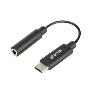 Boya BY-K9 аудиоадаптер 3,5 мм TRRS на Type-C