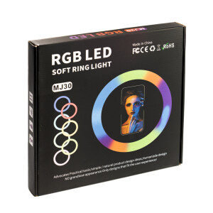 П-фото MJ30 RGB LED SOFT RING LIGHT кольцевой осветитель
