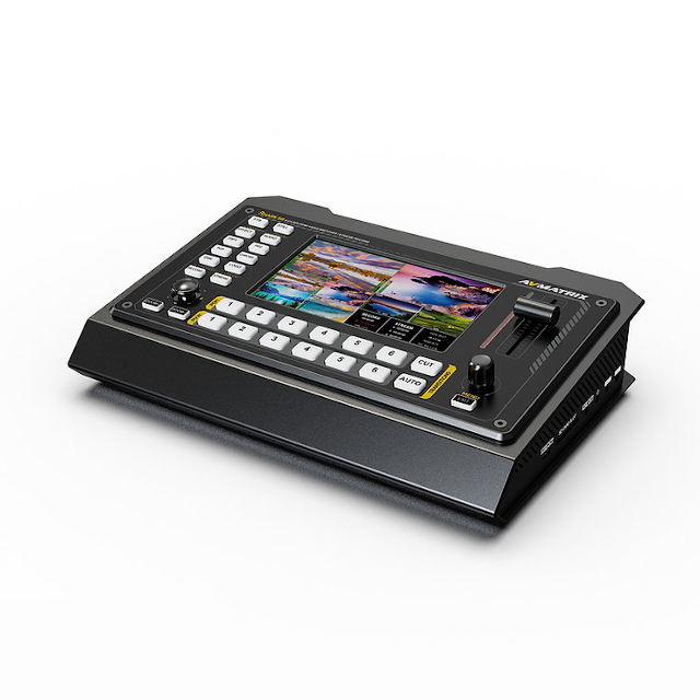 AVMATRIX Shark S6 видеомикшер-стример компактный 6CH HDMI/SDI